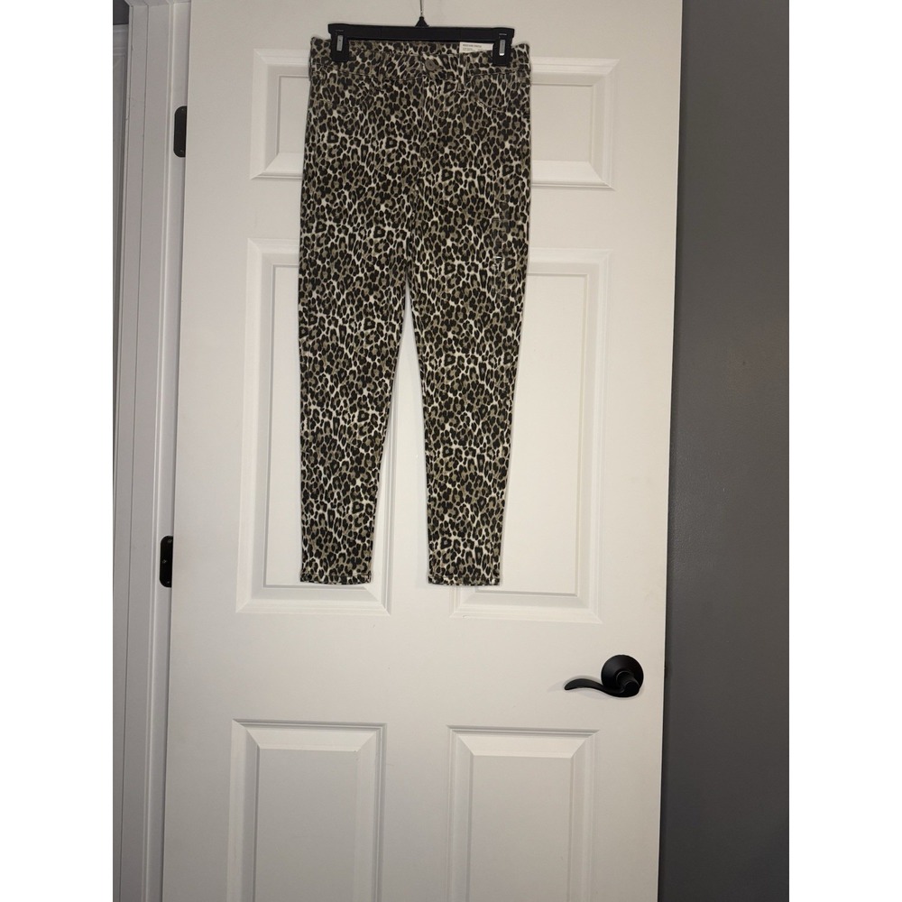 American Eagle Next Level Stretch Hi Rise Jegging 4 XShort Leopard Print Nwt
